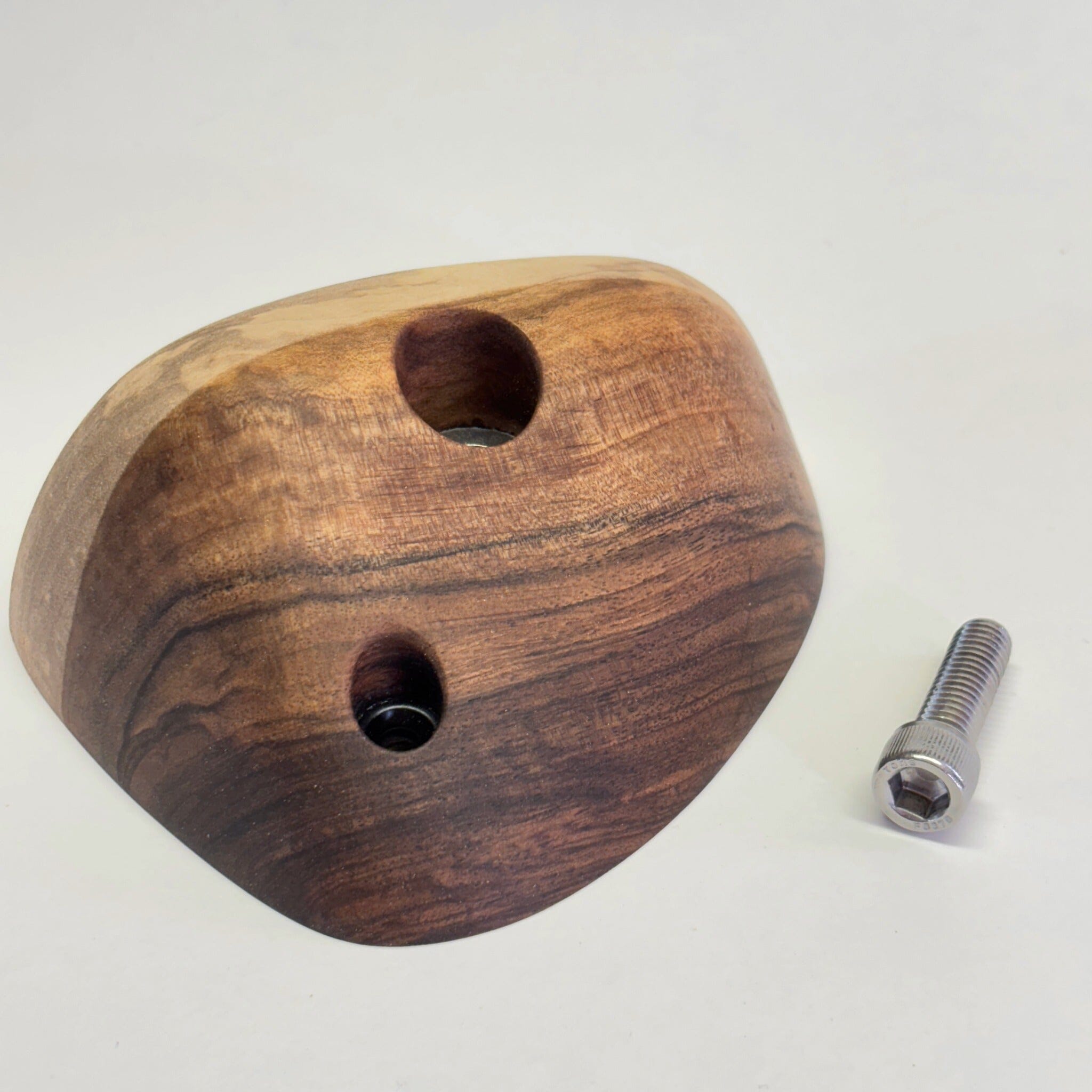 Walnut Cup Holds Ground Up Grips