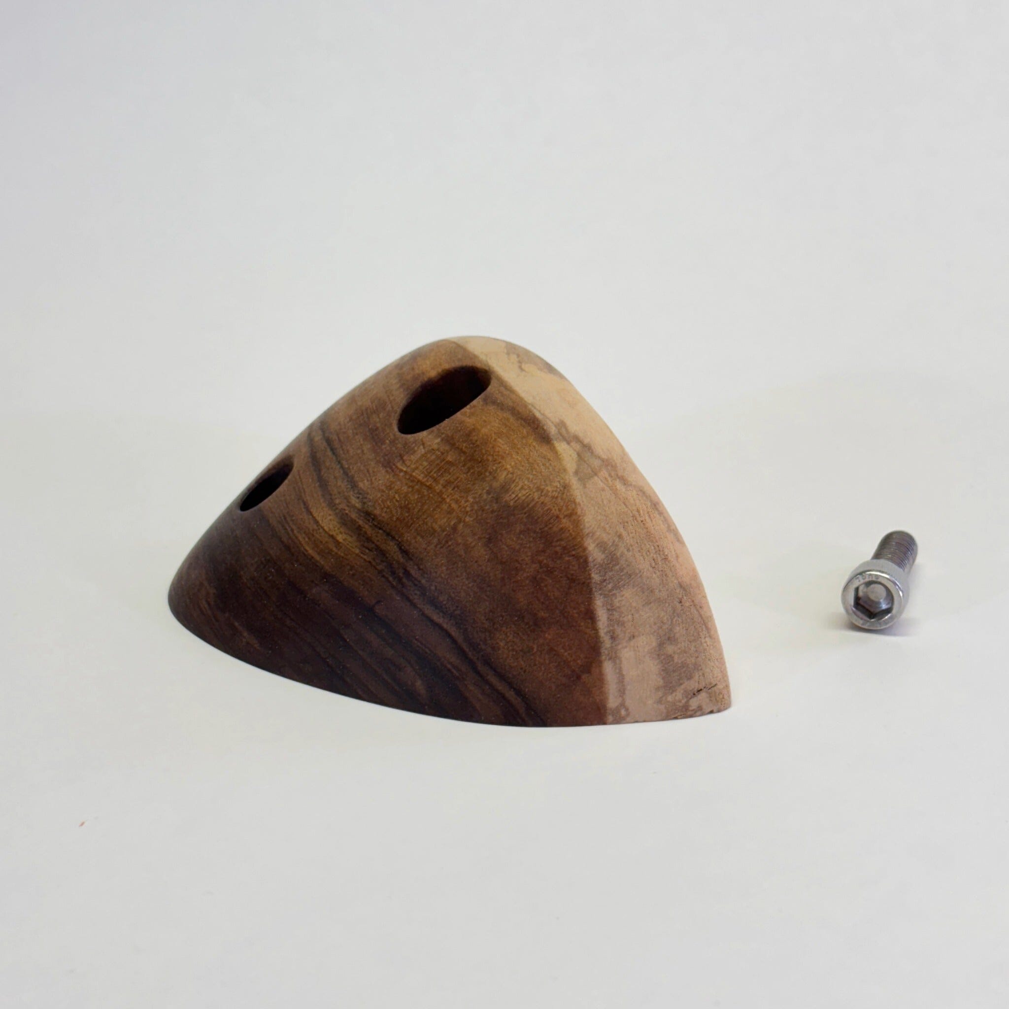 Walnut Cup Holds Ground Up Grips