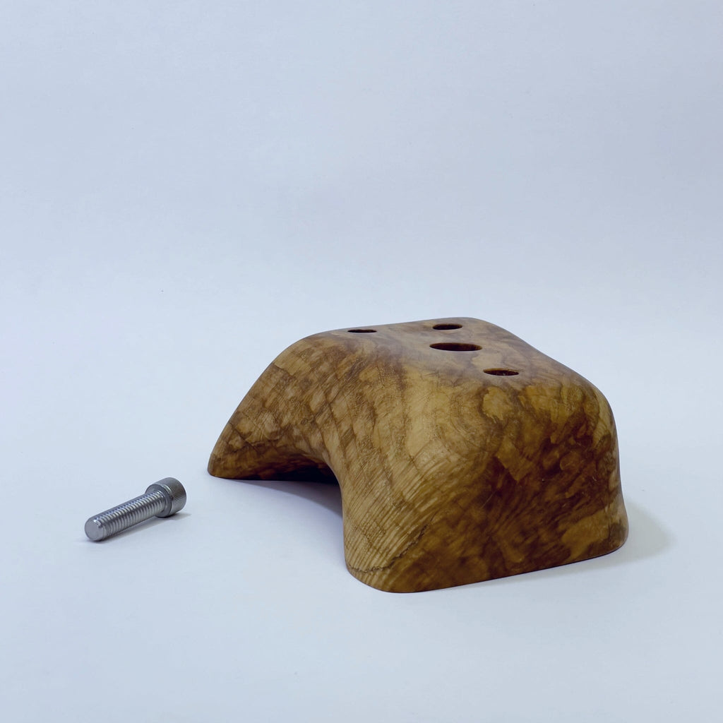 Burl Mail Slot Holds Ground Up Grips 