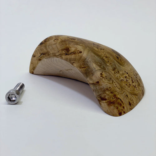 Burl Tea Pot Jug Holds Ground Up Grips 