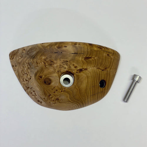 Burl Tea Pot Jug Holds Ground Up Grips 