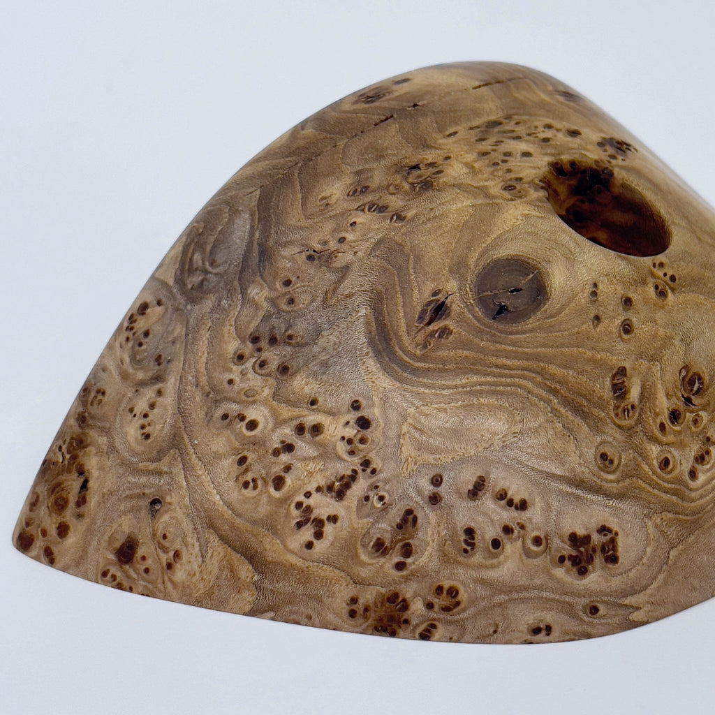 Burl Tea Pot Jug Holds Ground Up Grips 