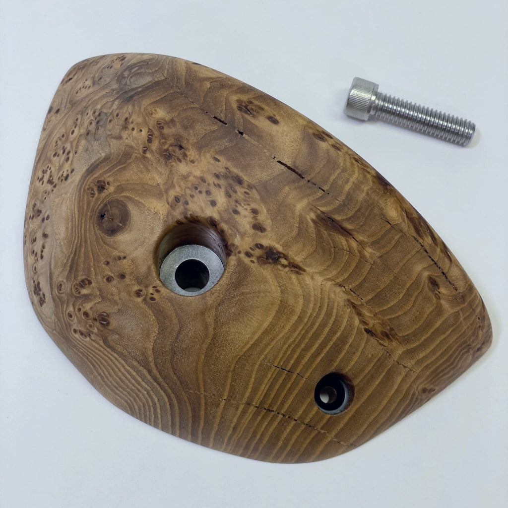 Burl Tea Pot Jug Holds Ground Up Grips 