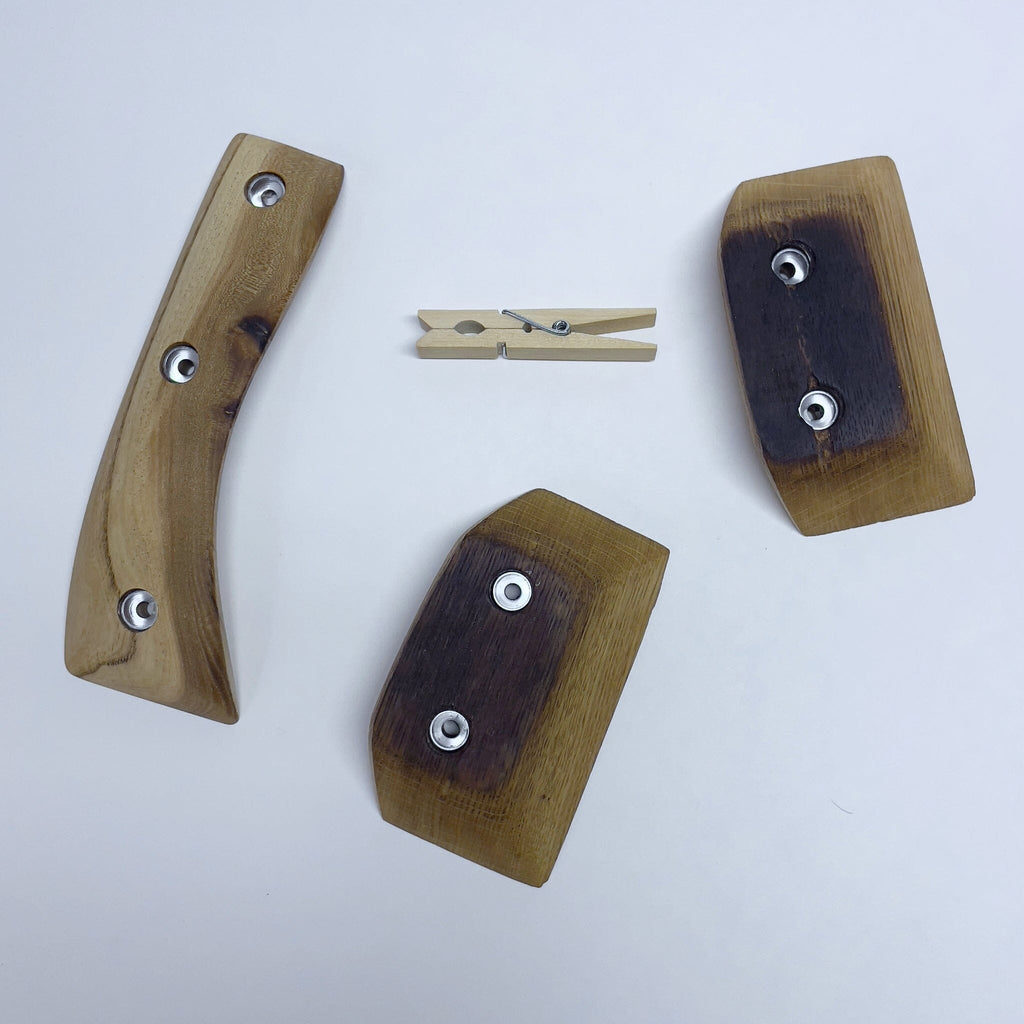 Incut Trio Holds Ground Up Grips 