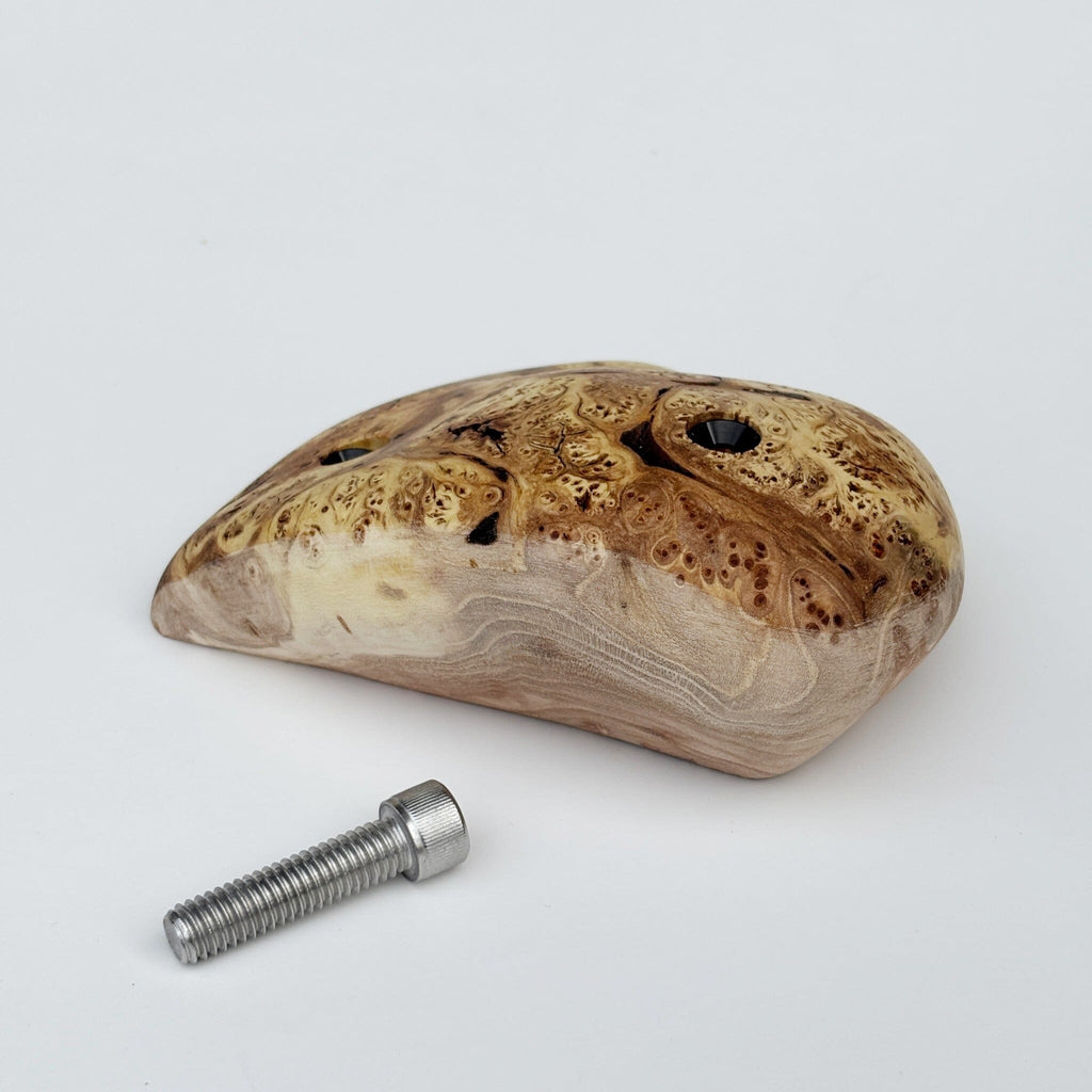 Rounded Burl Edge Holds Ground Up Grips 