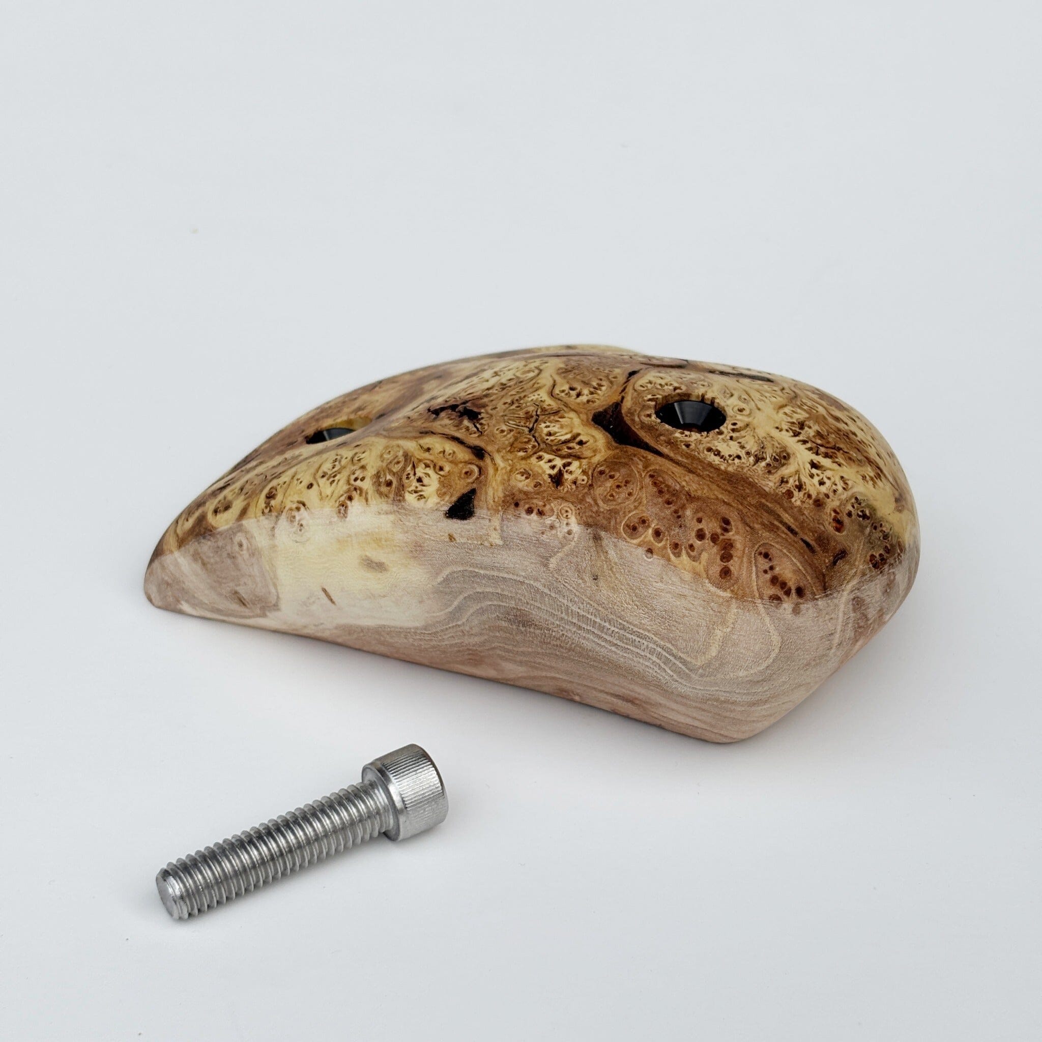 Rounded Burl Edge Holds Ground Up Grips 