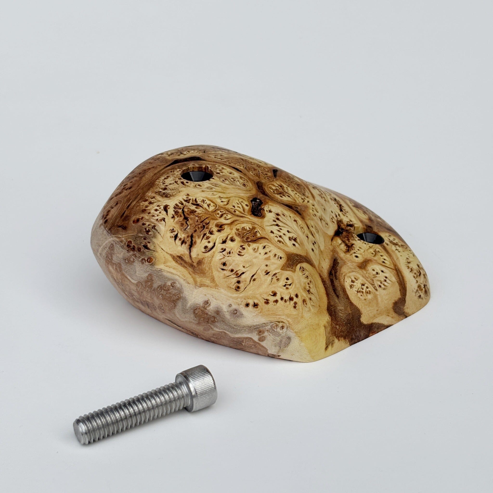 Rounded Burl Edge Holds Ground Up Grips 