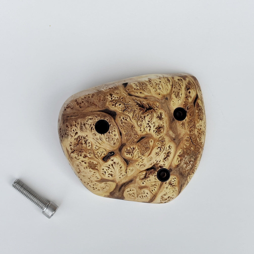 Rounded Burl Edge Holds Ground Up Grips 