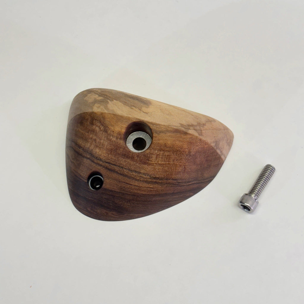 Walnut Cup Holds Ground Up Grips 